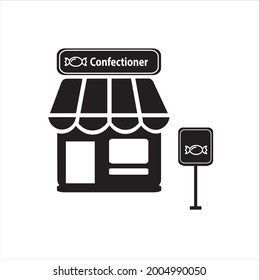  Confectioner icon vector, new flat design