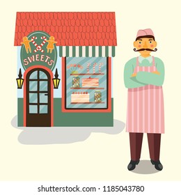 confectioner and shop