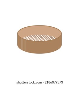 Confectioner sieve icon.  confectioner sieve vector icon for web design isolated on white background