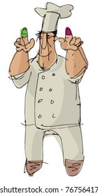 confectioner with sweet fingers
