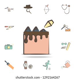confectioner tools icon. Detailed set of tools of various profession icons. Premium graphic design. One of the collection icons for websites, web design, mobile app
