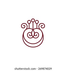 Confectionery abstract sign. Vector Illustration.
Branding Identity Corporate vector logo design template Isolated on a white background