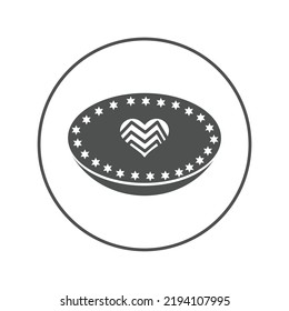 Confectionery cup food icon | Circle version icon |