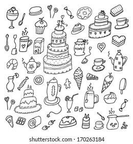 Confectionery sweet set