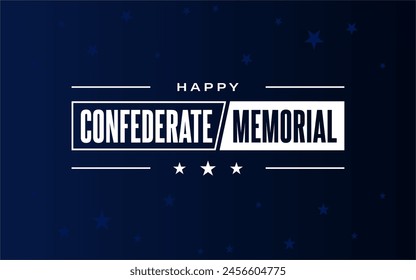 Confederate Memorial Day Holiday Concept