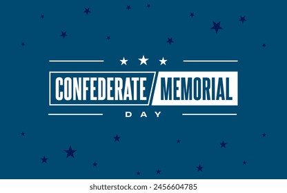 Confederate Memorial Day Holiday Concept