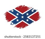 
confederate state us flag grunge