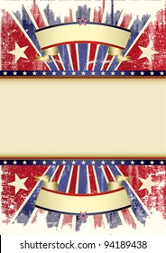 Confederate used frame. A background for a poster.