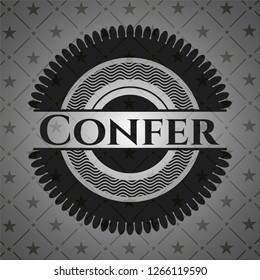 Confer dark emblem. Retro
