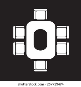 Conferance Business table Icon