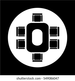 Conferance Business table Icon