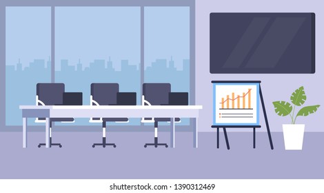 Conference business hall building center concept. Vector design flat graphic cartoon illustration