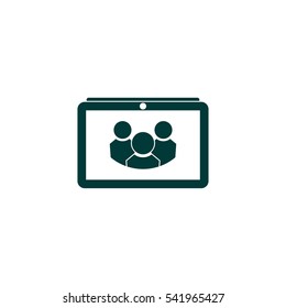 conference call concept. User Profile, Group Icon