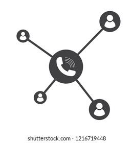 Conference call icon