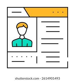 conference chat line icon vector. conference chat sign. isolated symbol illustration