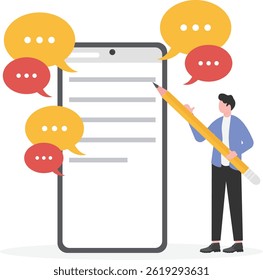 Conference, Feedback, Note taking. Customer service or marketing research.

