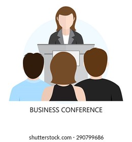 Conference Flat Design