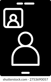 Conference Glyph Icon Vector Design