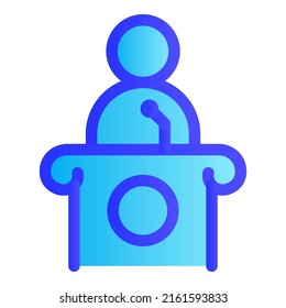 diseño de iconos de conferencia, ilustración vectorial, mejor utilizado para aplicaciones web