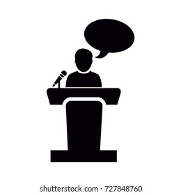 conference icon vector