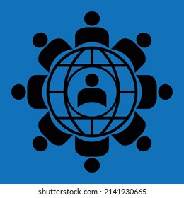 Conference Icon Vector flat design style,eps10