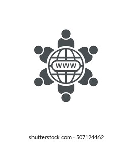 Conference Icon Vector flat design style