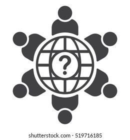 Conference Icon Vector flat design style