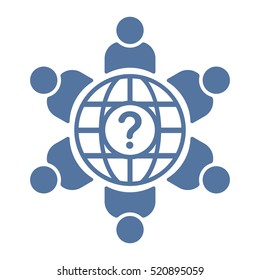 Conference Icon Vector flat design style