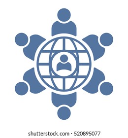 Conference Icon Vector flat design style