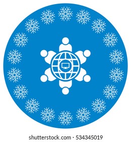 Conference Icon Vector flat design style