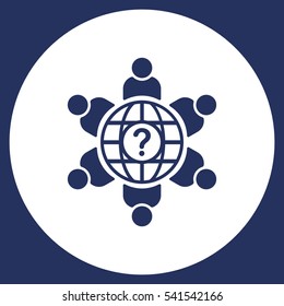 Conference Icon Vector flat design style