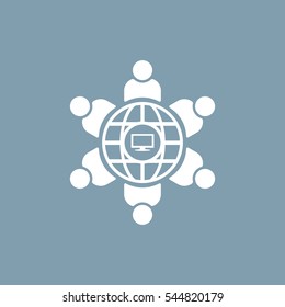 Conference Icon Vector flat design style