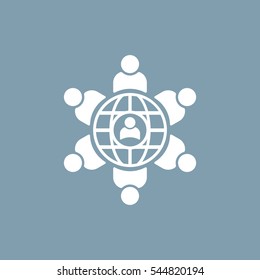 Conference Icon Vector flat design style