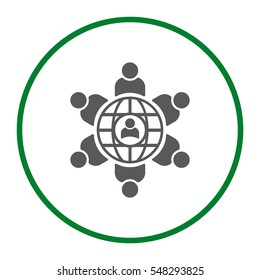 Conference Icon Vector flat design style