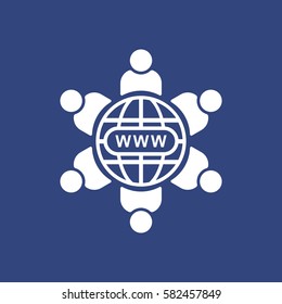 Conference Icon Vector flat design style