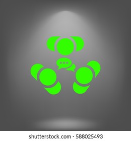 Conference Icon Vector flat design style