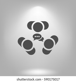 Conference Icon Vector flat design style