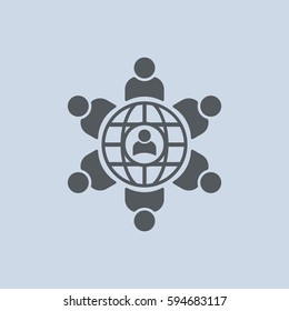 Conference Icon Vector flat design style