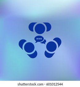 Conference Icon Vector flat design style