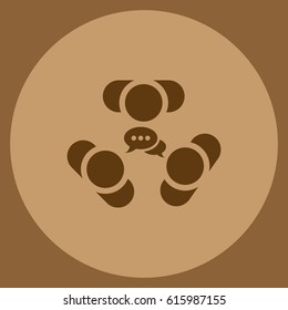 Conference Icon Vector flat design style