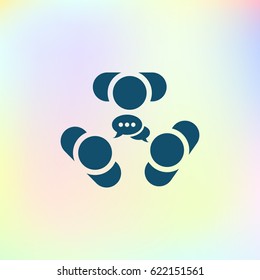 Conference Icon Vector flat design style