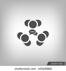Conference Icon Vector flat design style