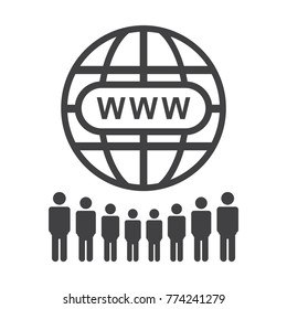 Conference Icon Vector flat design style