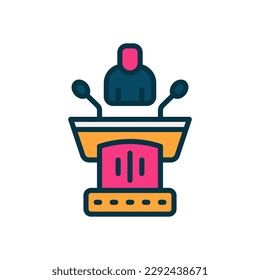conference icon for your website, mobile, presentation, and logo design.