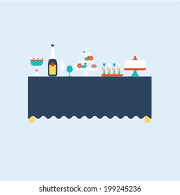 Conference icons vector illustration set flat cute design