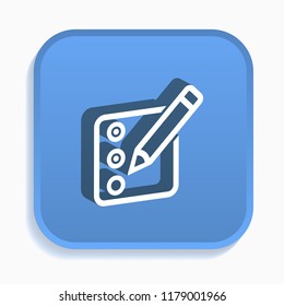 Conference isometric icon. Vector illustrations isolated for graphic and web design in 3d style.