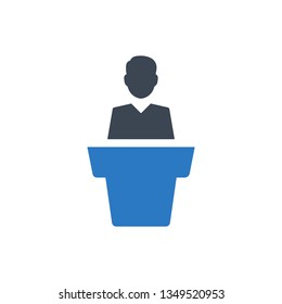 Conference lecture icon