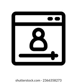 conference line icon. vector icon for your website, mobile, presentation, and logo design.
