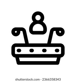 Kongresssymbol. Vektorsymbol für Ihre Website, Ihr Handy, Ihre Präsentation und Ihr Logo-Design.