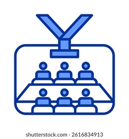 Conference Pass Icon Element For Design
